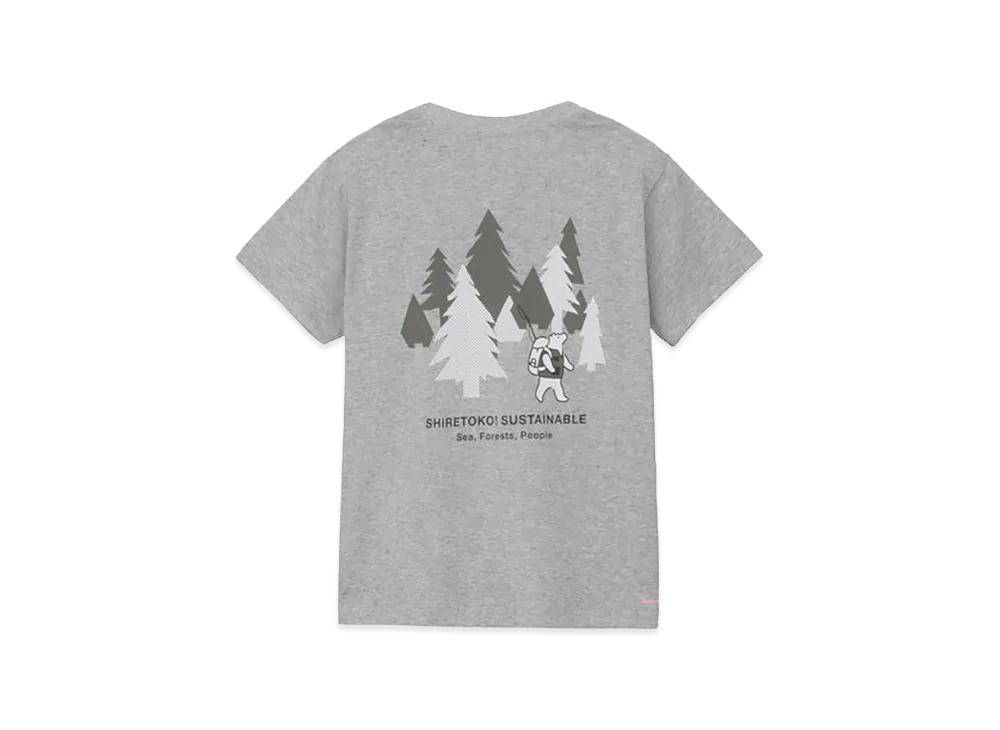 The North Face Short Sleeve Shiretoko Toko Tee Kids "Mix Grey"