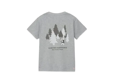 The North Face Short Sleeve Shiretoko Toko Tee Kids "Mix Grey"