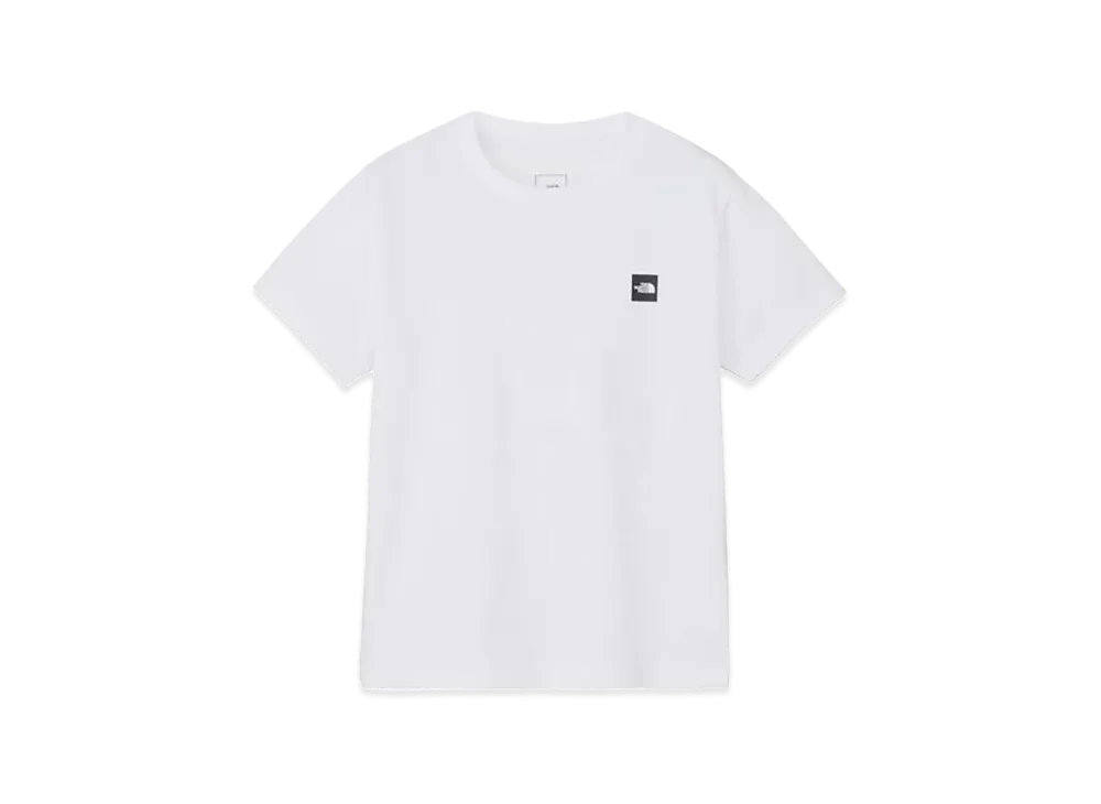The North Face Short Sleeve Small Box Logo Tee Kids "White"