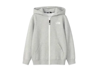 The North Face Kids Rearview Full Zip Hoodie "Mix Gray"