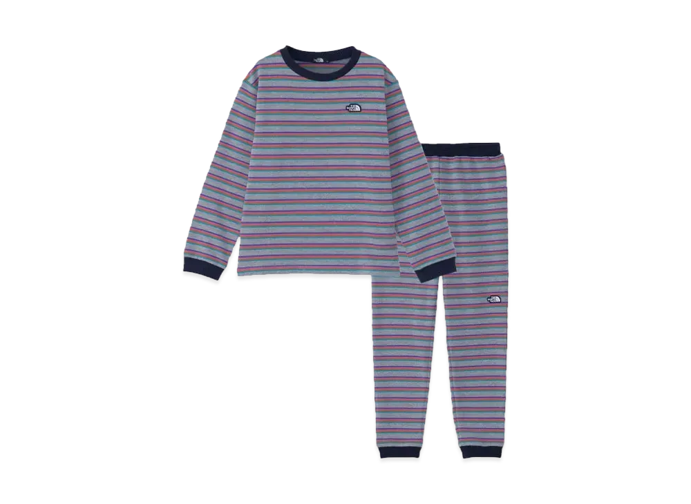 The North Face Border Tent Crew & Pant Kids "Mixed Gray"