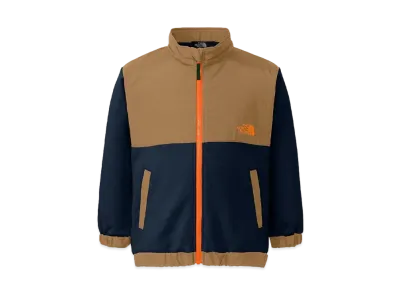 The North Face Toddler Denali Sweat Jacket Kids "Urban Navy x Utility Brown"