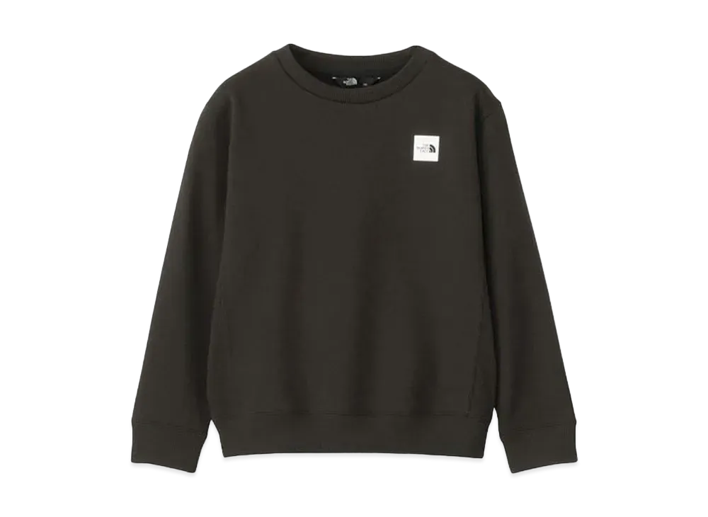 The North Face Small Box Logo Crew (Kids) "Black"