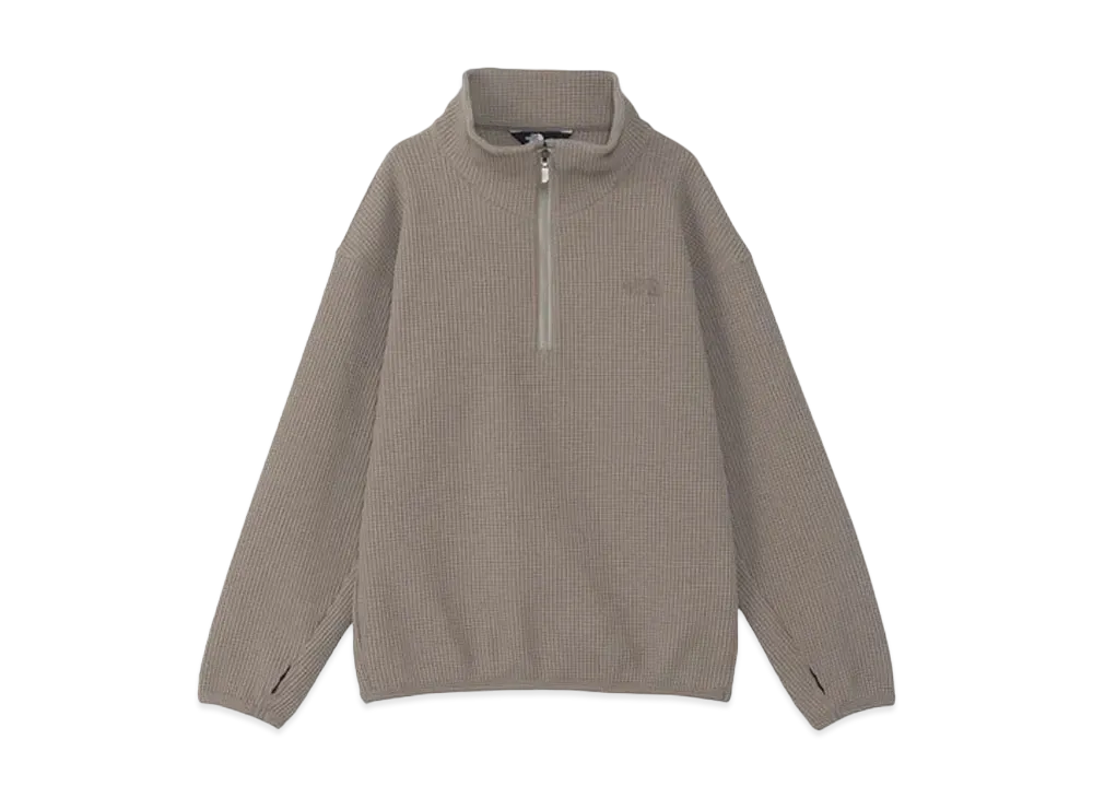 The North Face Waffle Half Zip (Kids) "Fallen Rock"