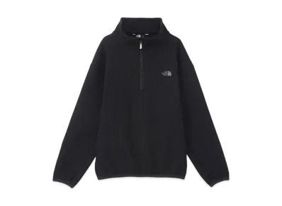 The North Face Waffle Half Zip (Kids) "Black"