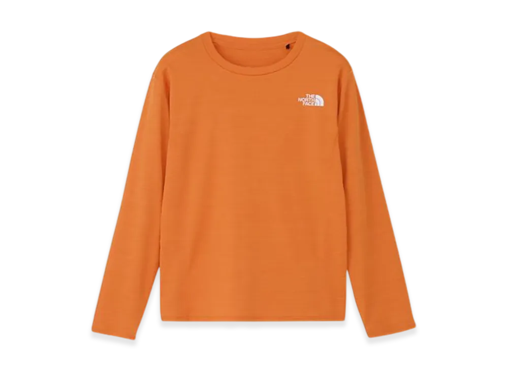 The North Face L/S FlashDry 3D Crew Kids "Yam Orange"