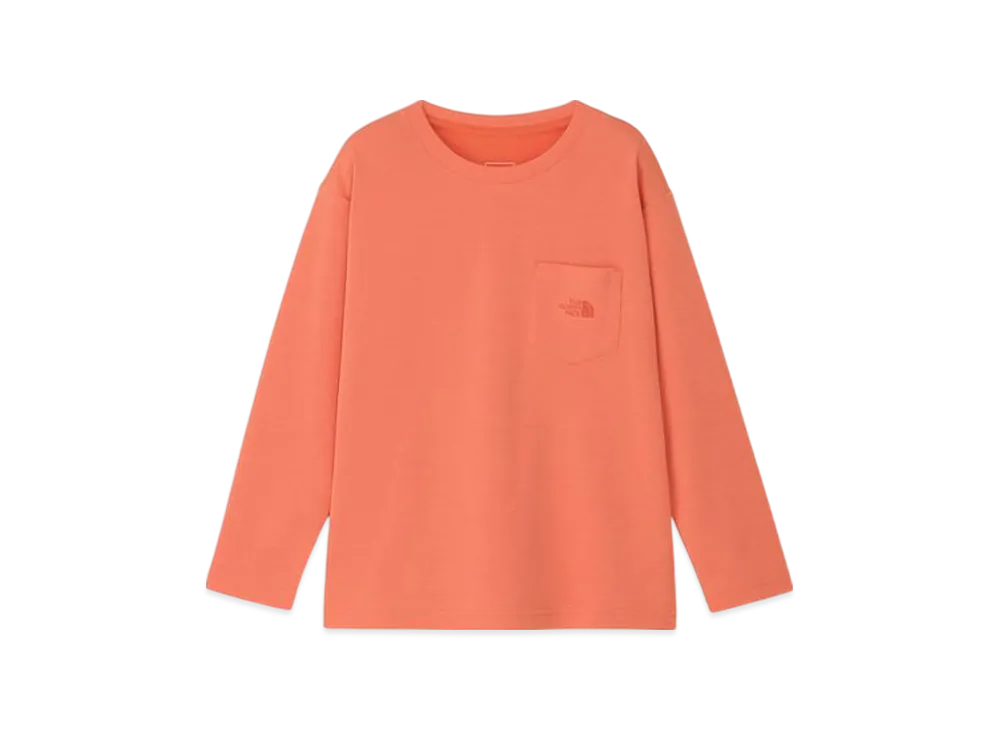 The North Face Kids Long Sleeve Heat Protection Tee "Living Coral"