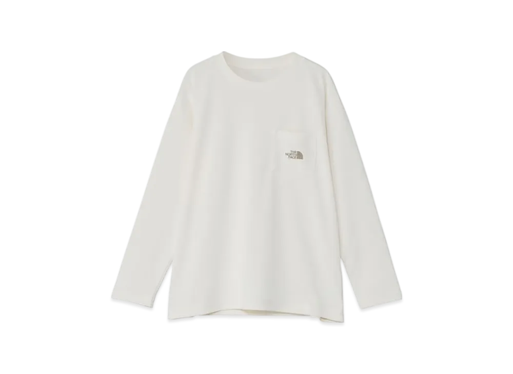 The North Face Kids Long Sleeve Heat Protection Tee "White Dunes"