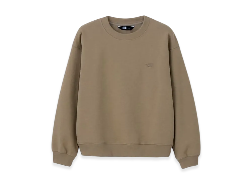The North Face Kids Grizz Sweat Logo Crew "Classic Khaki"
