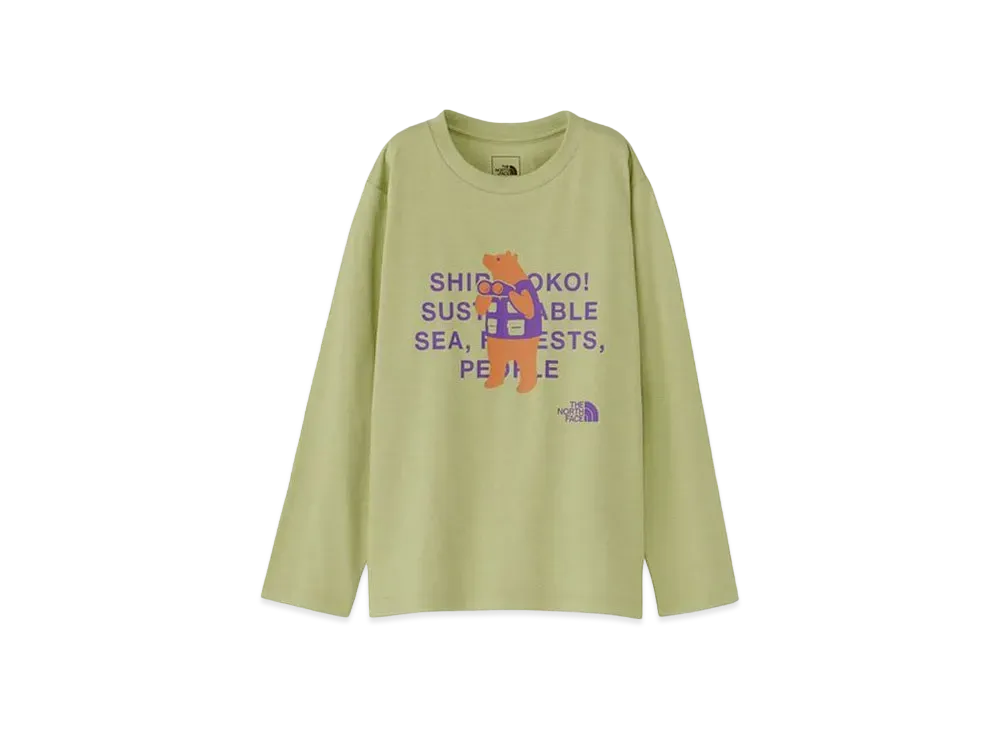 The North Face L/S Shiretoko Toko Tee "Misty Sage"
