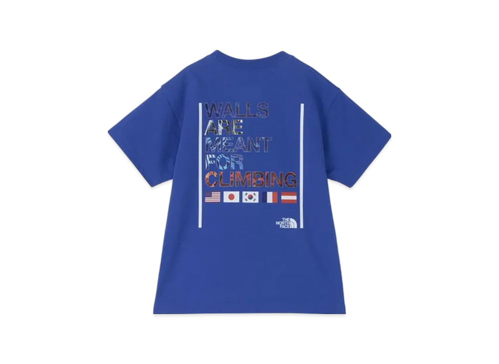 The North Face Kids Short Sleeve IC Walls Tee "TNF Blue"
