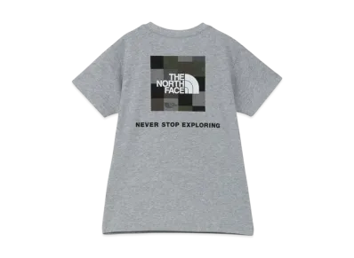 The North Face Kids Short Sleeve Block Logo Tee "Mix Gray"