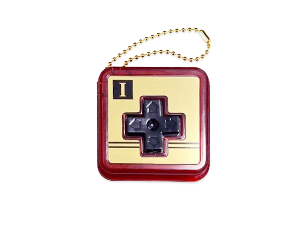 Nintendo Capsule Toy Controller Button Collection Vol.1 "Family Computer a D-pad Clear Color"