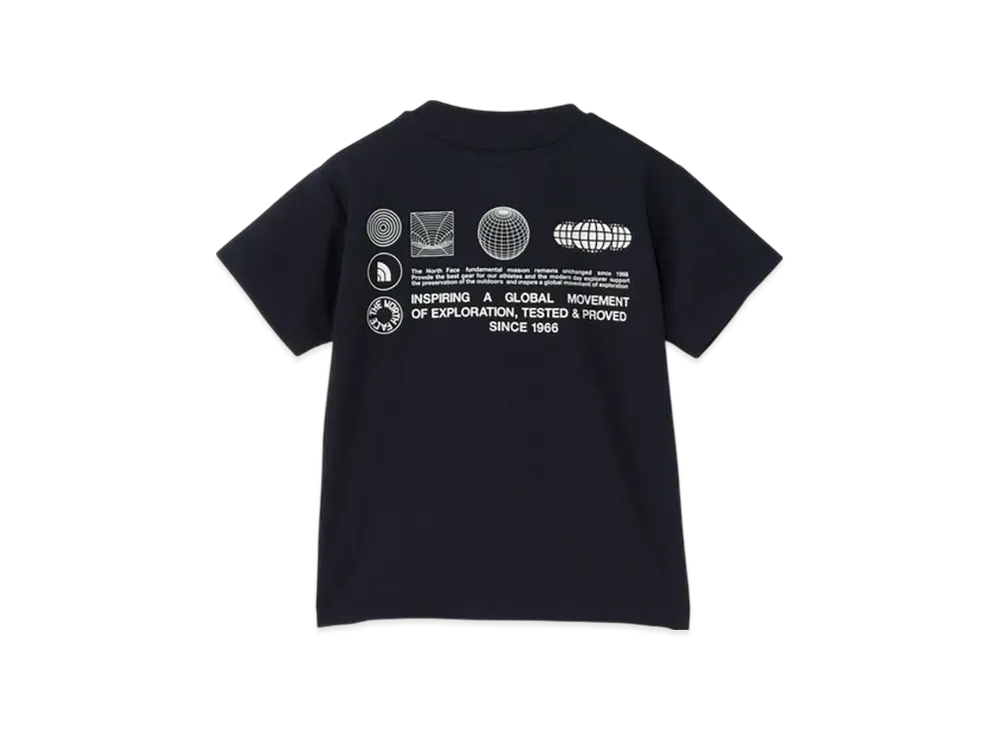 The North Face Kids Toddler Short Sleeve Sunshade Tee "Black"