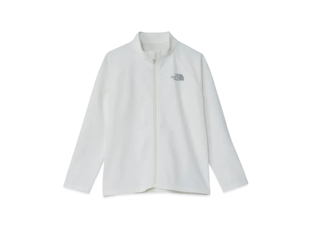 The North Face Kids Toddler Long Sleeve Sunshade Full Zip Jacket "White Dunes"