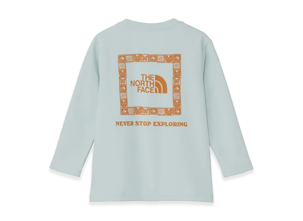 The North Face Kids Toddler Long Sleeve TNF Be Free Graphic Tee "Opal Frost"