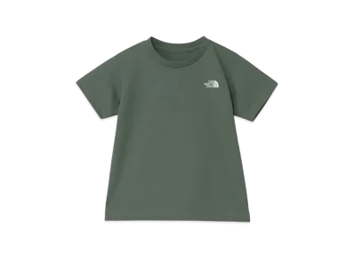 The North Face Kids Toddler Short Sleeve Nuptse Tee "Duck Green"
