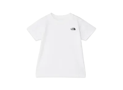 The North Face Kids Toddler Short Sleeve Nuptse Tee "White"
