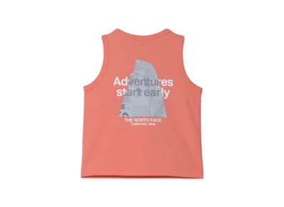 The North Face Kids Toddler Graphic Logo Tank "Fusion Coral"