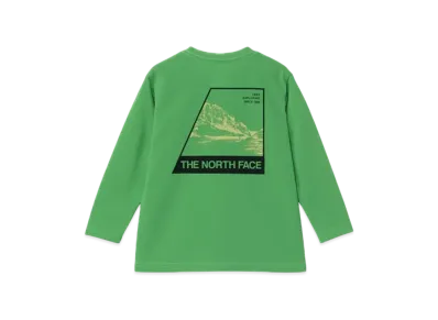 The North Face Kids Toddler Long Sleeve TNF Bug Free Graphic Tee "Pine Green"