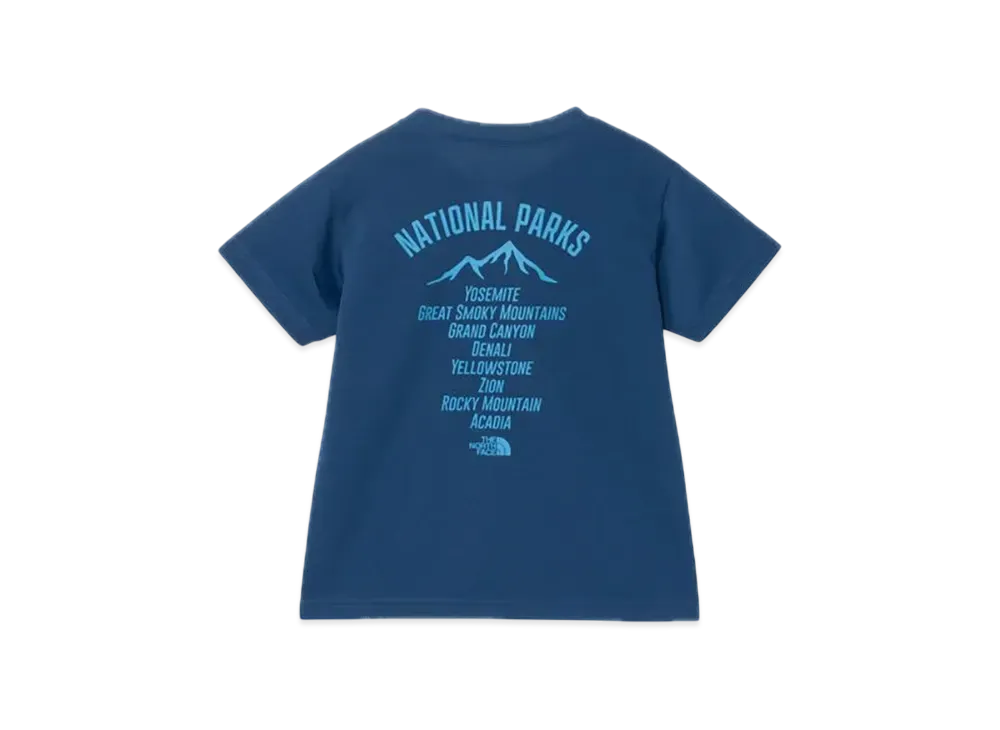 The North Face Kids Toddler Short Sleeve TNF Bug Free Graphic Tee "Mountain Blue"