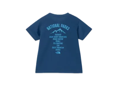 The North Face Kids Toddler Short Sleeve TNF Bug Free Graphic Tee "Mountain Blue"