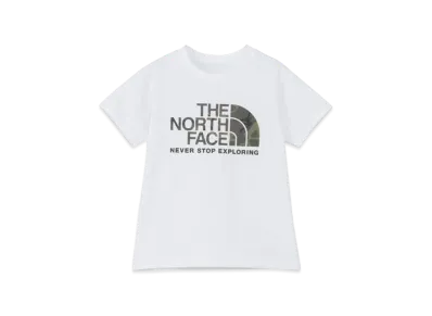 The North Face Kids Toddler Short Sleeve Camo Logo Tee "White2"