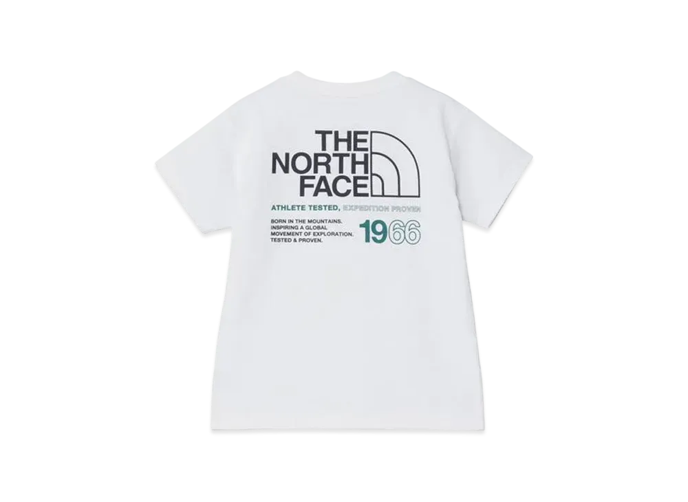 The North Face Kids Toddler Short Sleeve 66 Logo Tee "White"