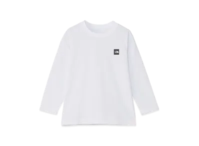 The North Face Toddler Long Sleeve Small Box Logo Tee Kids "White"