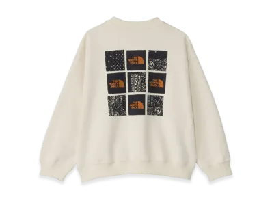 The North Face Graphic Logo Sweat Crew Kids "Vintage White"
