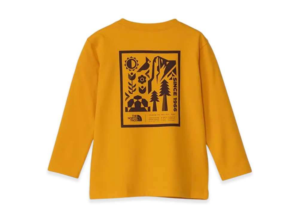 The North Face Toddler L/S Graphic Tee Kids "Summit Gold"