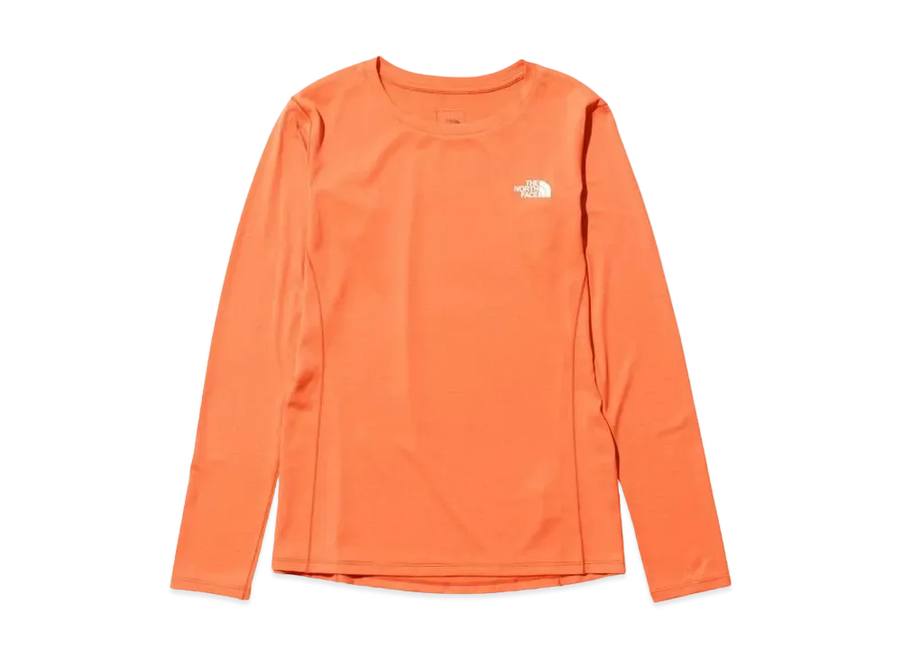 The North Face Long Sleeve Flash Dry 3D Crew "Dusty Coral Orange"