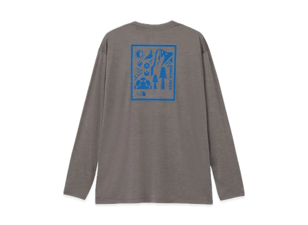 The North Face Long Sleeve Water Smooth Tee "Mix Gray"