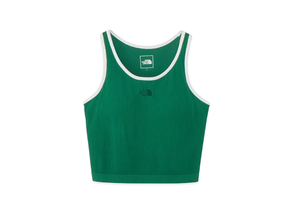The North Face General Athletic Recreation Rib Bra Tank Womens "TNF Green"