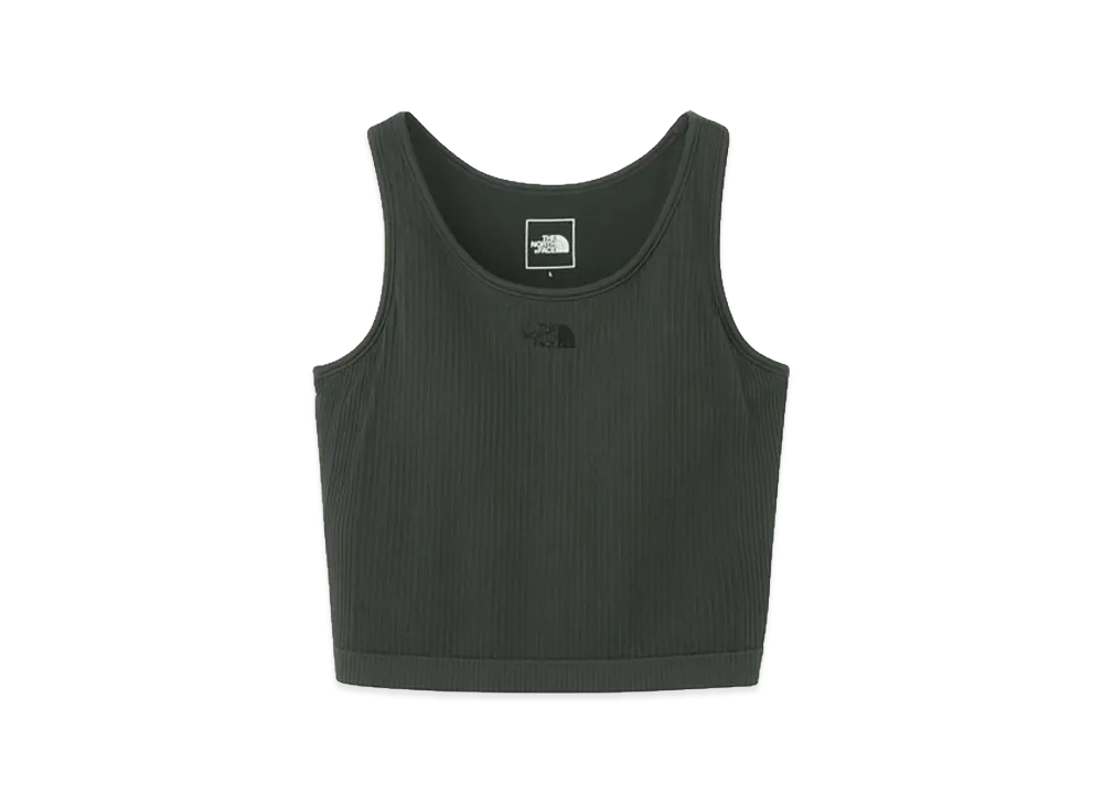 The North Face General Athletic Recreation Rib Bra Tank Womens "Asphalt Grey"