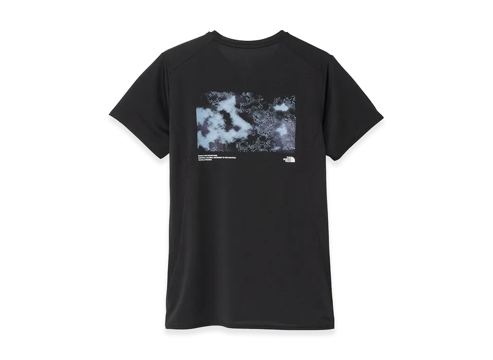 The North Face Women's Short Sleeve GTD Melange Graphic Crew "Black"