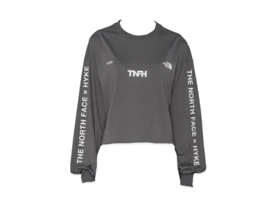 The North Face x HYKE Women's L/S ES Trail Crew "Dark Gray"