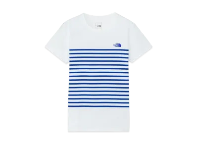 The North Face Short Sleeve Panel Border Tee "White"