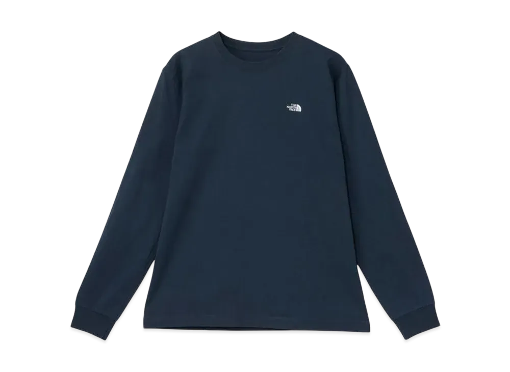 The North Face Long Sleeve Flash Dry Nuptse Cotton Tee "Urban Navy"
