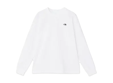 The North Face Long Sleeve Flash Dry Nuptse Cotton Tee "White"