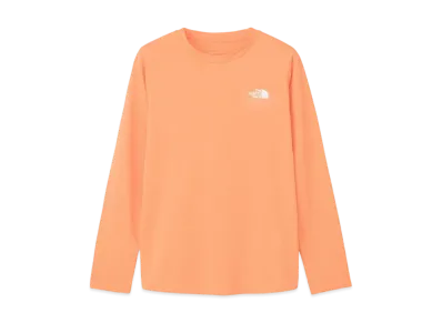 The North Face Long Sleeve One Point Logo Tee "Papaya"