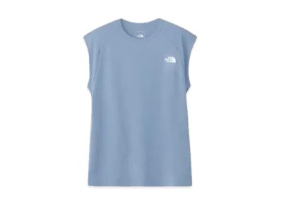 The North Face French Sleeve Long Hem Tee "Mountain Blue"