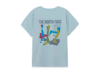 The North Face Short Sleeve ES Retro Trail Tee Womens "Celestial Blue"