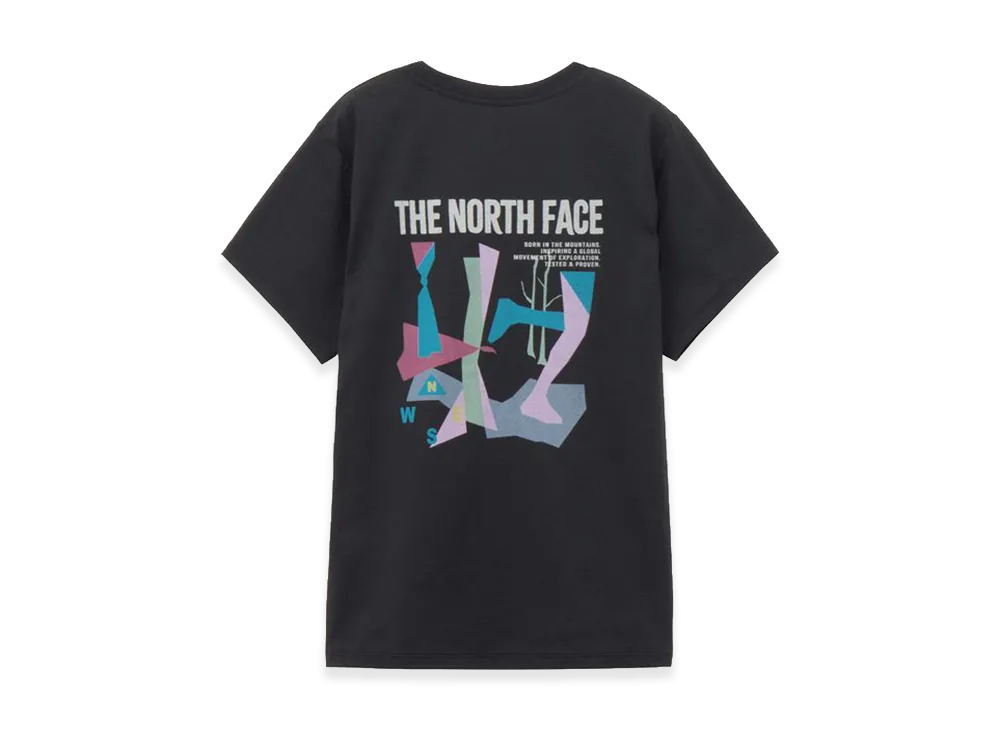The North Face Short Sleeve ES Retro Trail Tee Womens "Black"