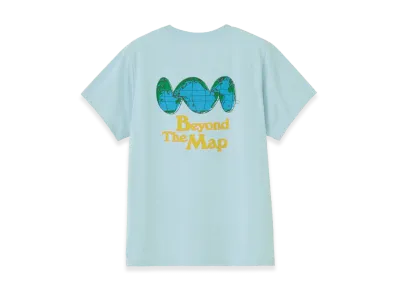 The North Face Women's Short Sleeve ES Beyond the Map Tee "Celestial Blue"