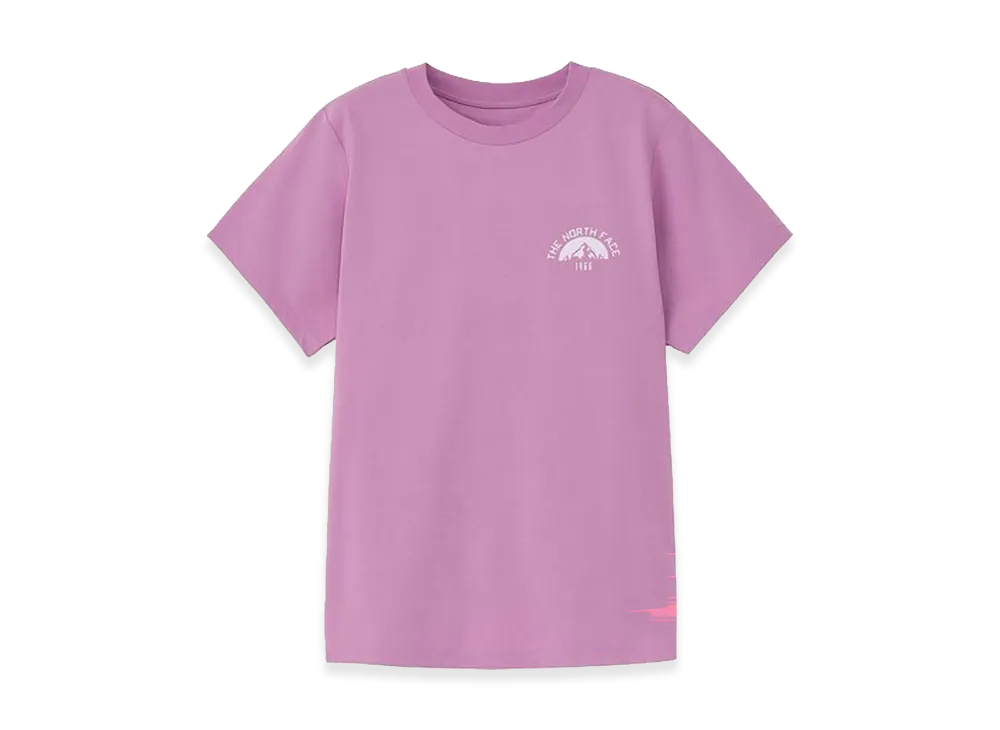 The North Face Short Sleeve ES Mountain Logo Tee Womens "Violet"