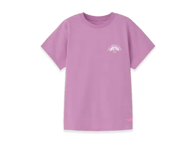 The North Face Short Sleeve ES Mountain Logo Tee Womens "Violet"
