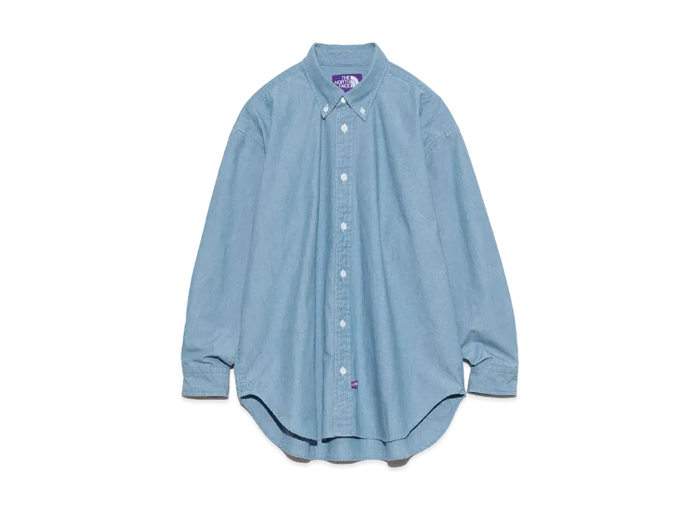 The North Face PURPLE LABEL Button Down Chambray Field Shirt "Indigo"