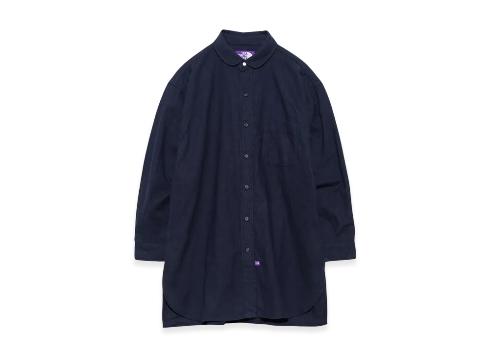 The North Face Purple Label Flannel Field Long Shirt "Vintage Navy"