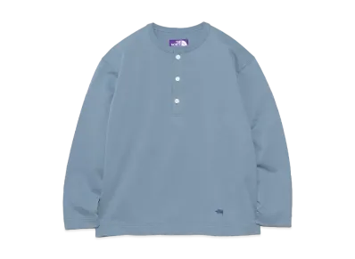 The North Face PURPLE LABEL Cotton Field Henley Neck Shirt "Smoke Blue"